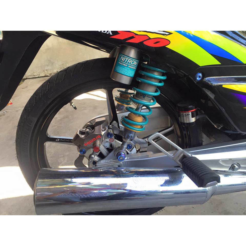 Phuộc Nitron bình dầu cho Sirius Wave, Dream, Cub, Fu - Vindecal BD