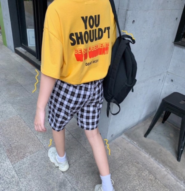 [Mã WA1606 giảm 15% đơn 99k] Áo Thun YOU SHOULD’L Unisex A027 | BigBuy360 - bigbuy360.vn