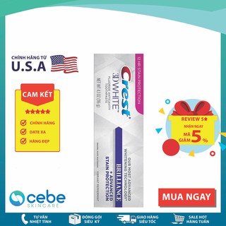 Kem đánh răng trắng & ngừa sâu răng CREST 3D White Brilliance + Advanced Stain Protection