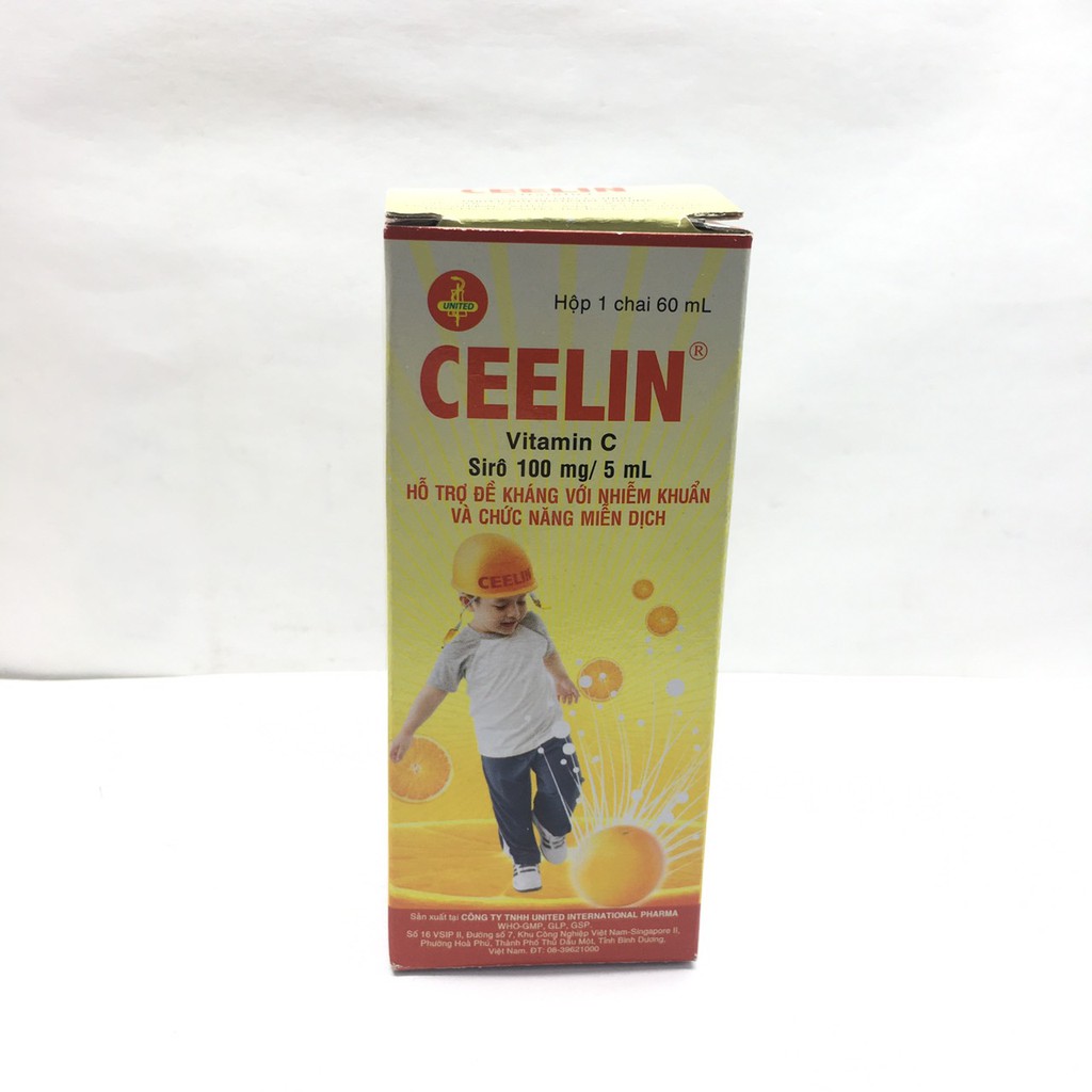CEELIN vitamin C tăng cường sức đề kháng 60ml