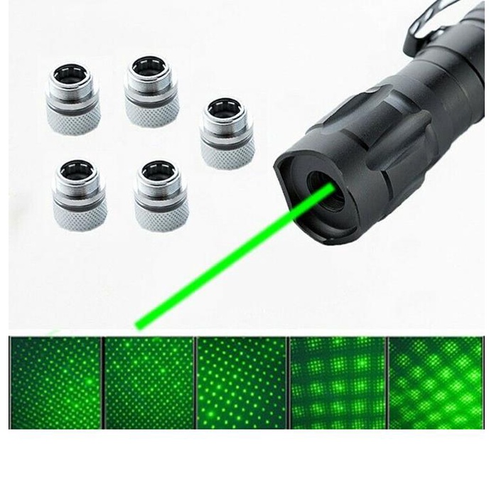Đèn PIN Lazer - Laser FXZ 303 009 - Đèn Thuyết Trình - Đi Đêm - Tặng Thêm 5 Đầu Thay Thế
