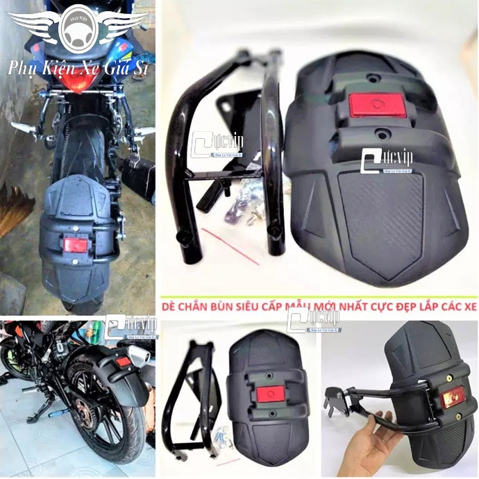 [Sale Khủng] Dè Chắn Bùn Kiểu KTM Carbon Gắn Ex135,150,Ex155, Win,Win X V2, V3,R15,FZ,MSX,GSX,XSR155,MT03,MT15  5248
