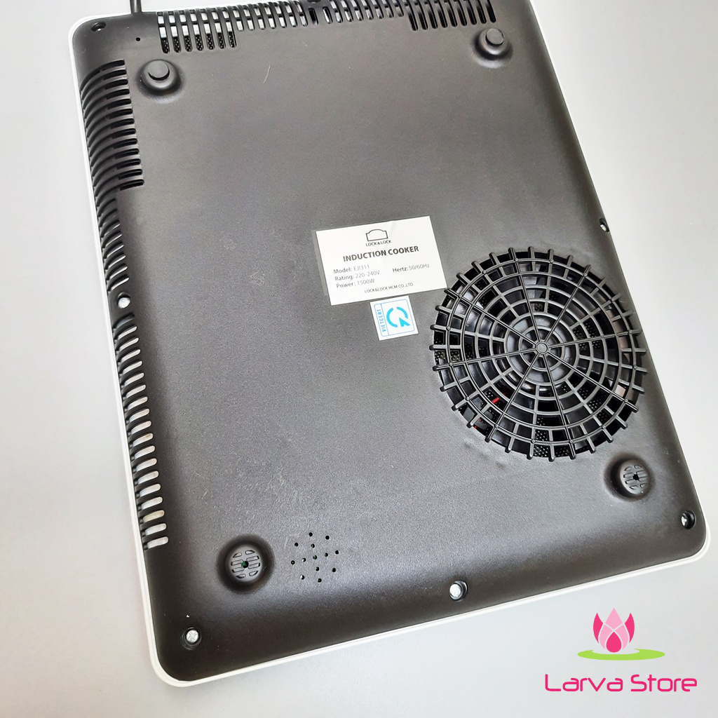 Bếp Điện Từ Lock&amp;Lock Super-Slim EJI311 - 1500W - Bảo Hành Chính Hãng - Larva Store