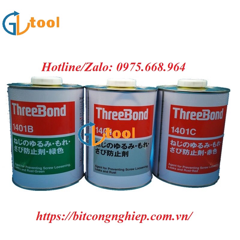 Keo Threebond 1401B-1kg (Hàng chính hãng, đầy đủ CO, COA, MSDS)