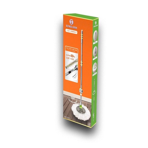 CÂY LAU NHÀ SONG ANH MẪU MỚI, HÀNG CAO CẤP FULL INOX THIẾT KẾ HIỆN ĐẠI