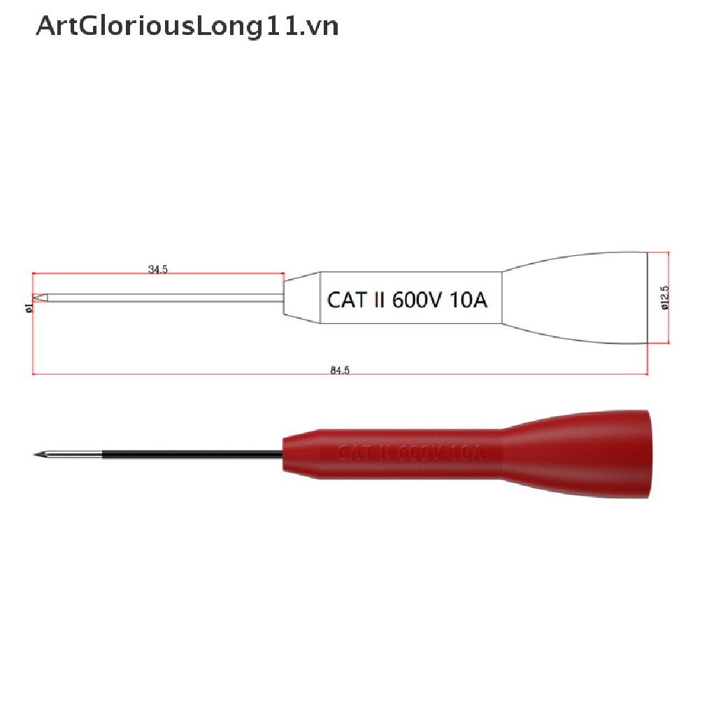 Set 2 Dụng Cụ Đầu Dò Thử Điện Vạn Năng Cách Nhiệt Không Cần Khoan
