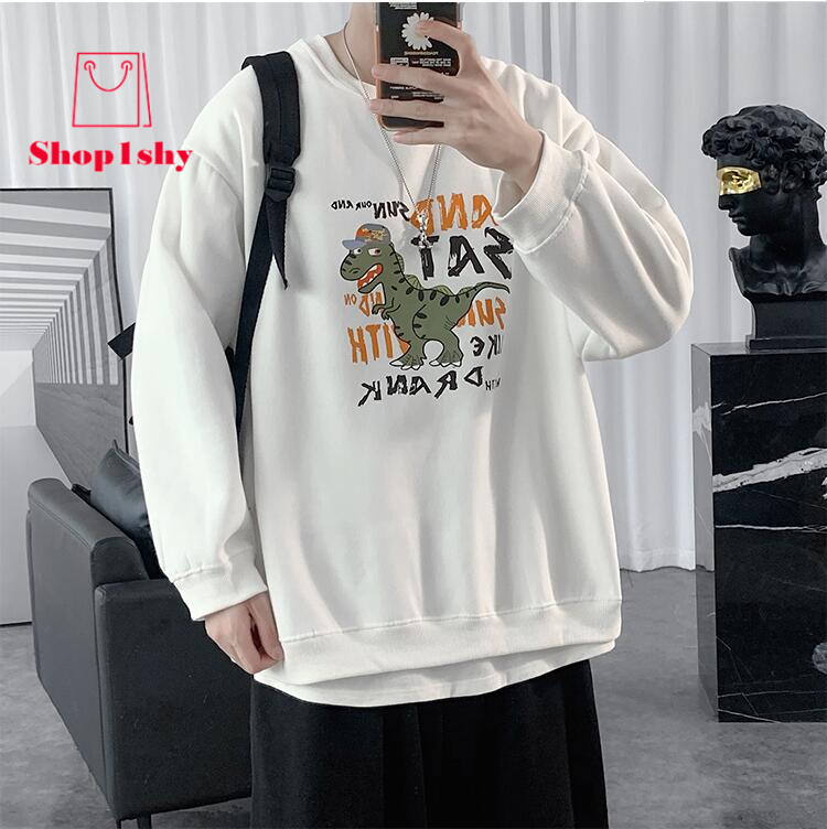 Áo Khoác Nam Tay Dài In Hình Khủng Long Thời Trang | BigBuy360 - bigbuy360.vn