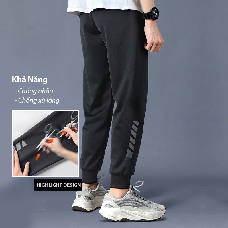 Quần thể thao nam jogger TINOFUN  mã TT58 thể dục kiểu bó ống Hàn Quốc đẹp ống dài