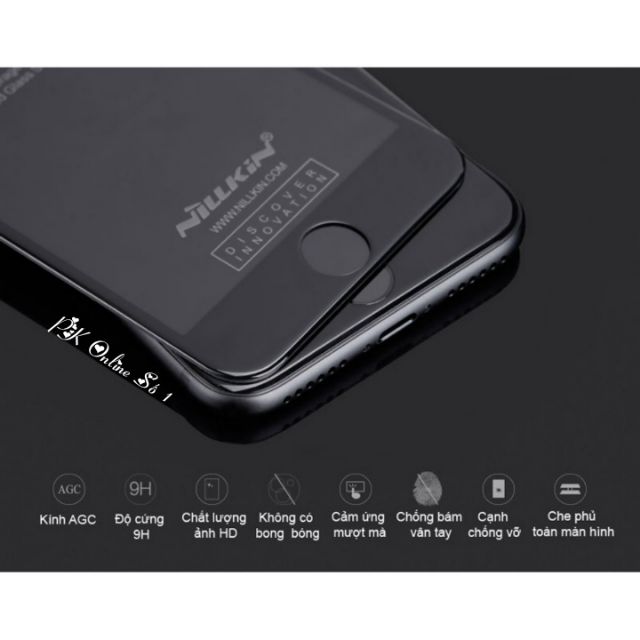 Kính cường lực full màn Nillkin 3D CP+ MAX cho iphone 11, 11 pro, 11 pro max, 7plus/8plus X/Xs Xr và Xs Max