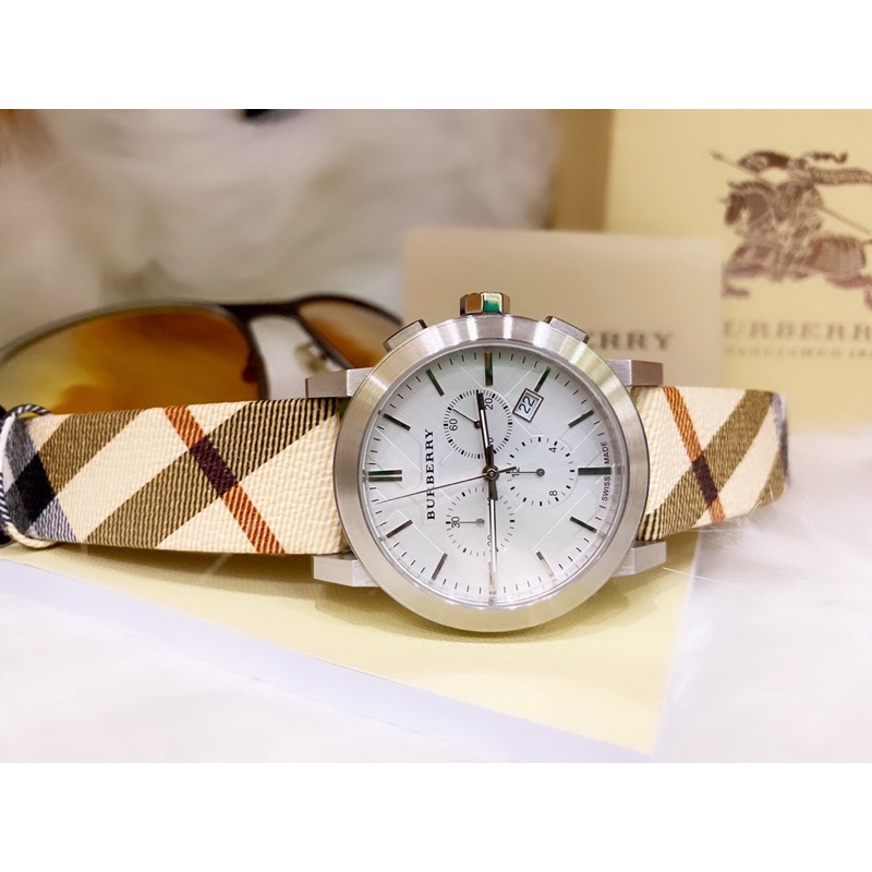 Đồng hồ Nam Burberry The City Silver Nova