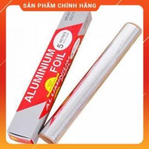 Cuộn giấy bạc nướng thực phẩm dùng cho nồi chiên không dầu (30cm X 5m)