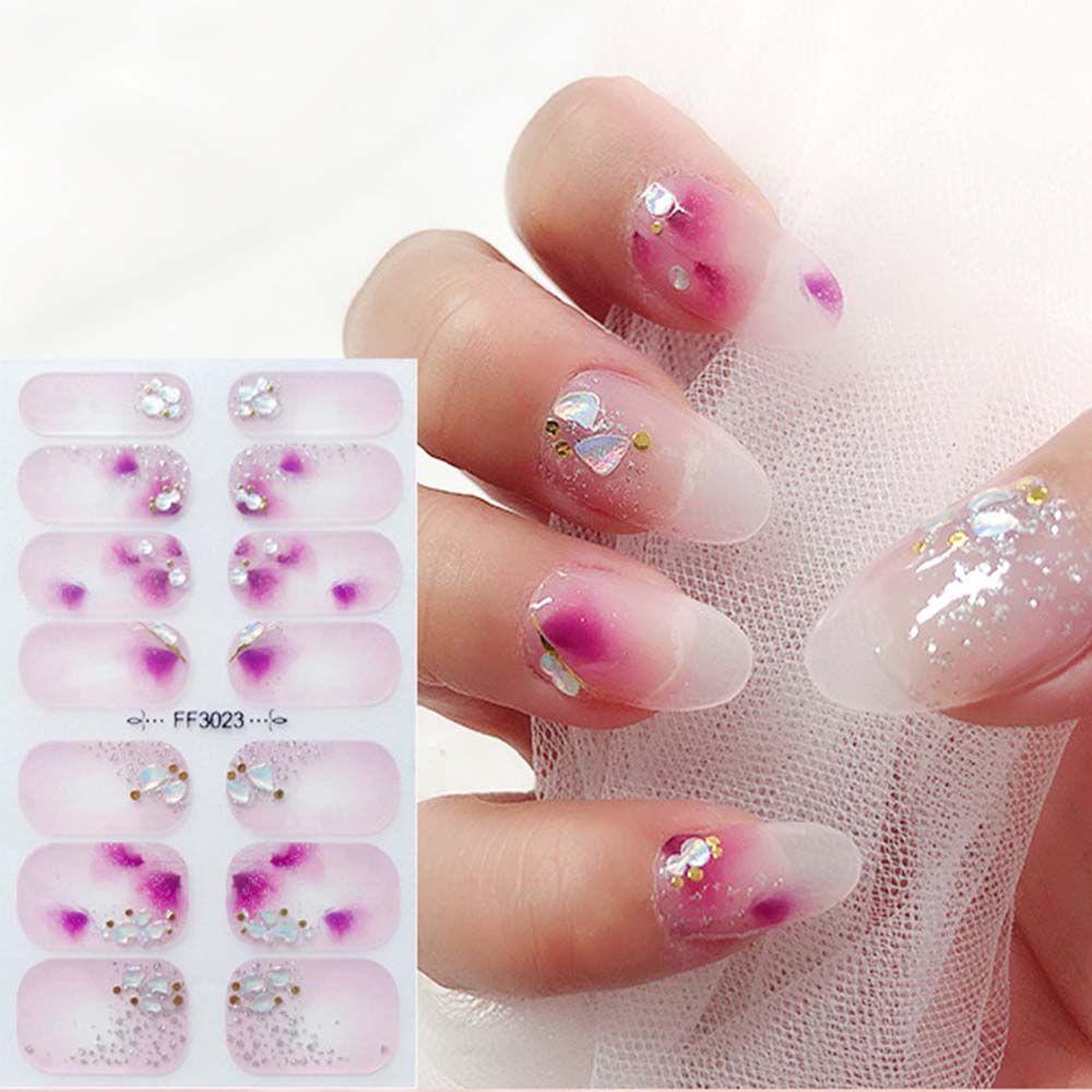 Nhãn Dán Trang Trí Móng Tay Tự Dính Phong Cách Nhật Bản