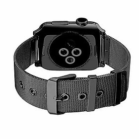 APPLE WATCH 42/44MM Dây Mloop lưới thép không gỉ- Khuy cài sang trọng