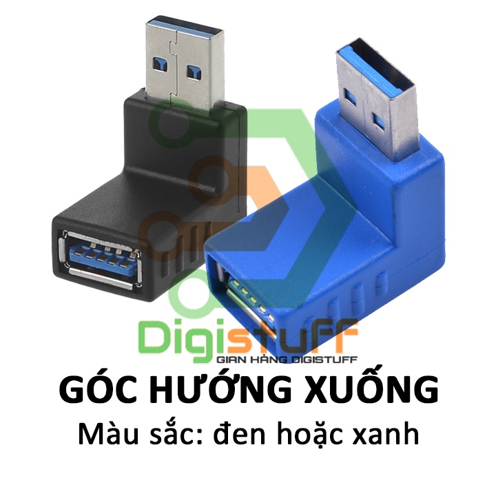 Đầu nối cáp USB 3.0, USB 2.0 - nối dài, bẻ góc lên, xuống, trái, phải