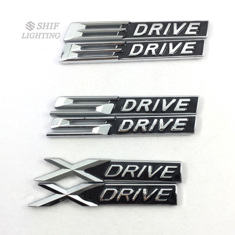 Miếng dán trang trí xe hơi hình chữ EDRIVE SDRIVE XDRIVE bằng kim loại dành cho xe hơi BMW