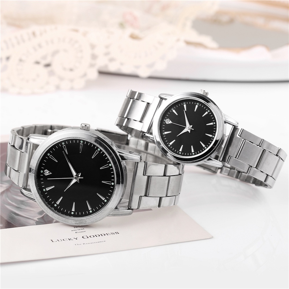 Đồng hồ cặp đôi nam nữ couple unisex đẹp thời trang giá rẻ cao cấp D-ZINER DHD04