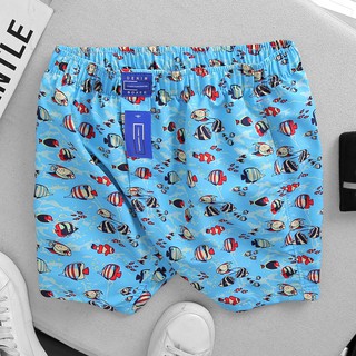 [𝗖𝗢𝗠𝗕𝗢 𝟱] Quần đùi nam ống rộng, quần đùi nam mặc nhà cotton big size_QDNN