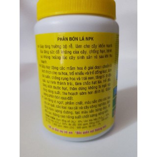 Phân bón lá npk 6 30 30 + TE lọ 100gr nhập khẩu-  chuyên dụng.