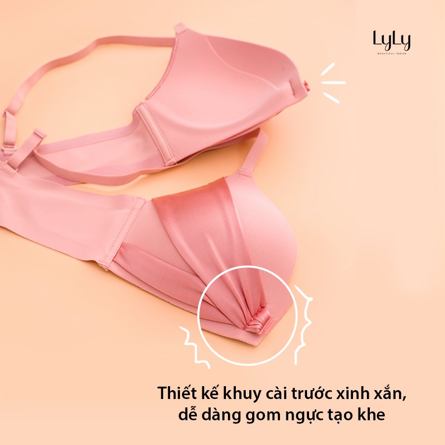 Bộ lót nữ đệm vừa khuy cài trước Lylylorem BL174