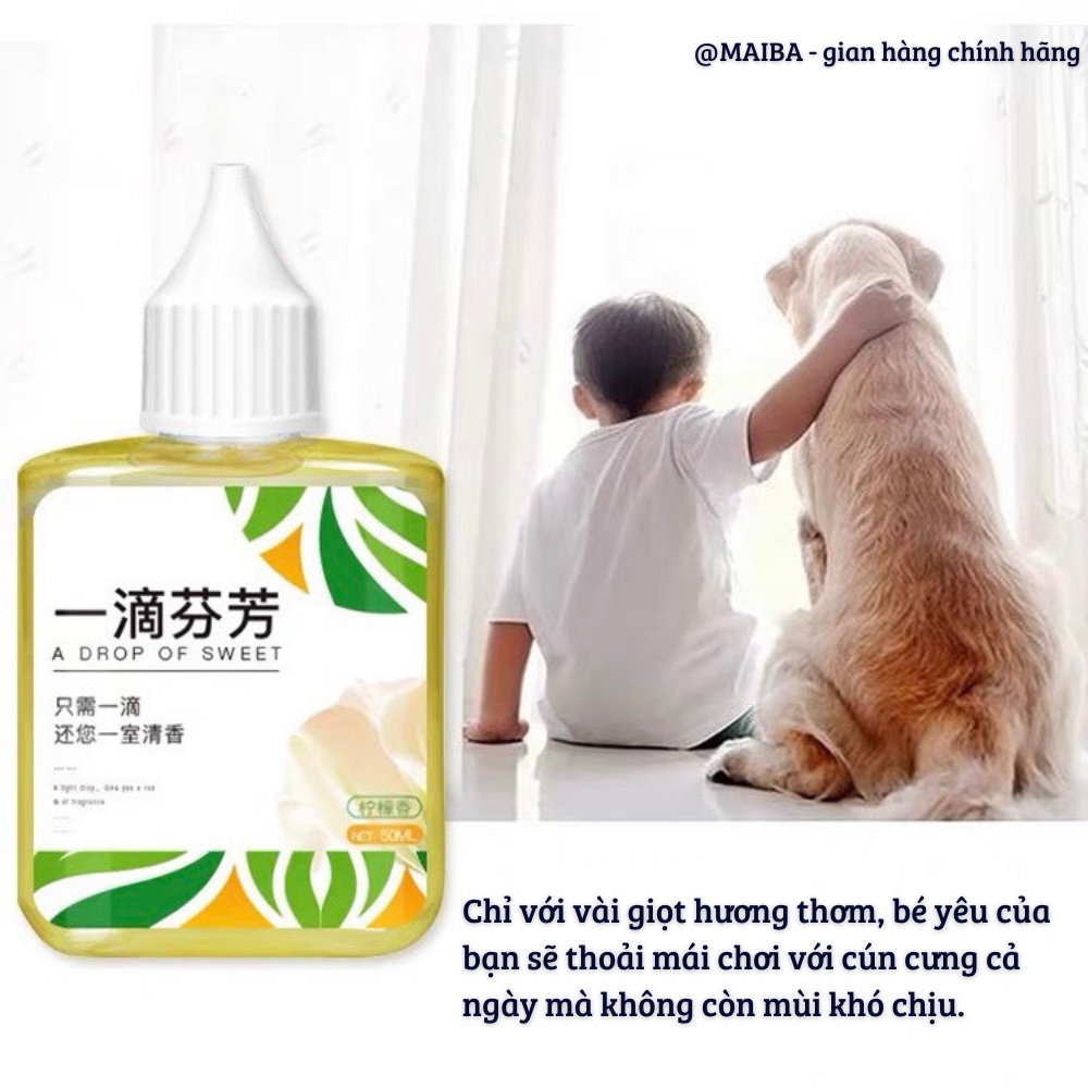 Tinh Dầu Thơm MAIBA Khử Mùi Giầy Dép Bồn Cầu Nhà Vệ Sinh Lau Sàn 50ml