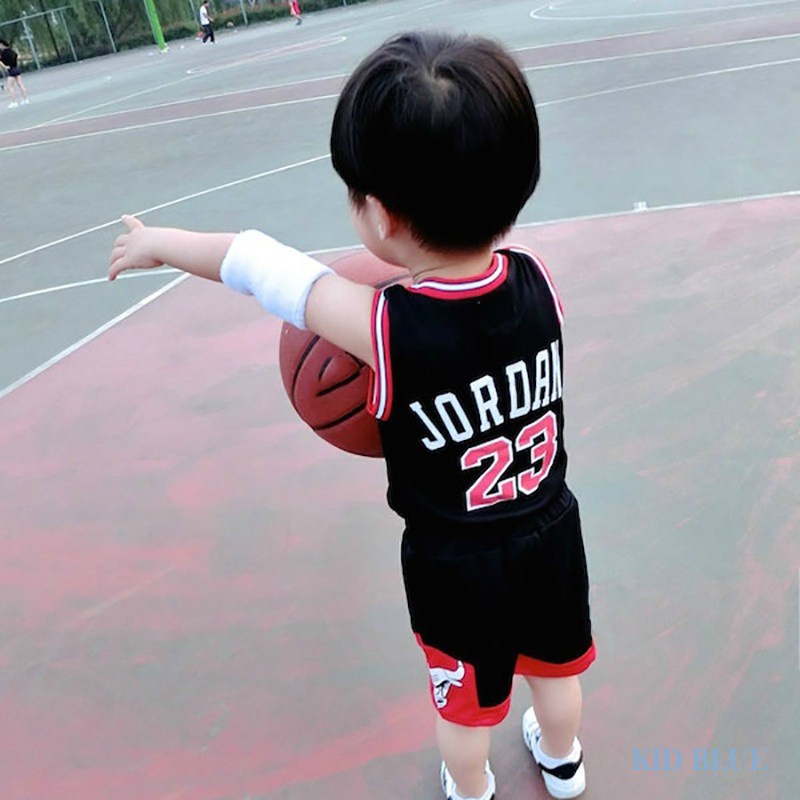 Bộ Đồng Phục Chơi Bóng Rổ Năng Động Thời Trang Cho Bé Trai