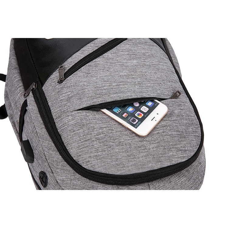 ( Set 3 túi) BALO Laptop 16inch + túi đeo chéo IPAD + bóp vải bố xước cao cấp kiểu dáng hàn quốc