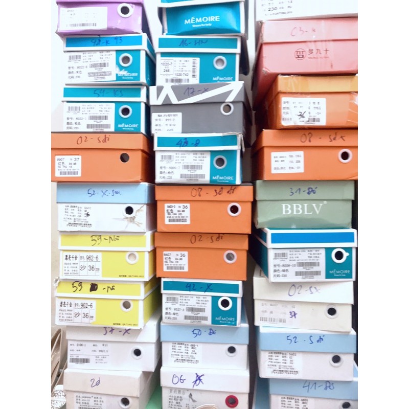 giày bệt da mềm ...