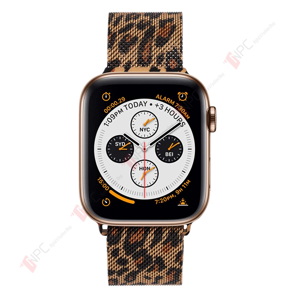 [New Color ➋⓿➋➊] Dây Apple Watch Camouflage Thép Không Gỉ Khóa Nam Châm Milanese Loop Series SE / 6-5-4-3-2-1