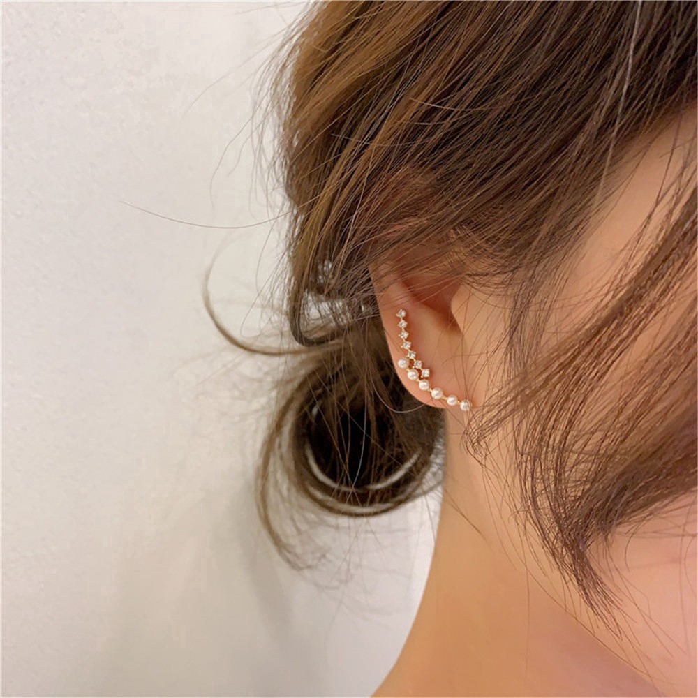 Bông Tai Đính Đá Lấp Lánh Sang Trọng Dành Cho Nữ