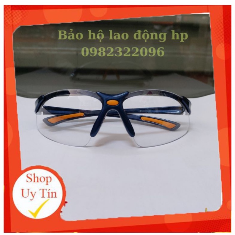 Kính Bảo Hộ Lao Động Chống Bụi Chống Tia UV Đọng Sương Giọt Bắn Không Đau Nhức Mắt KY 311B
