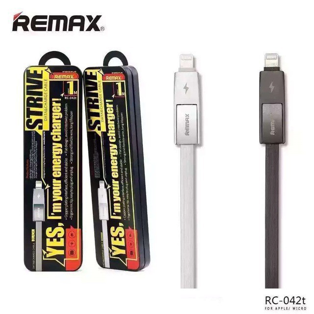 | Best Seller | - CÁP SẠC ĐA NĂNG 2 IN 1 REMAX RC - 042T