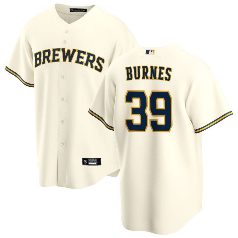 MLB Milwaukee Brewers Baseball Jersey Shirts Yelich Burnes Williams Cardigan Jersey Tee Plus Size