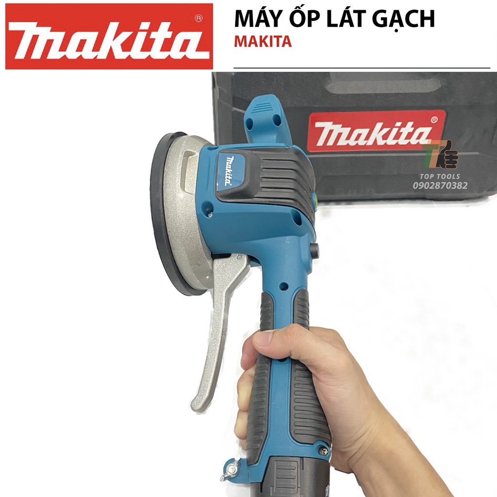 Máy rung lát gạch, Hít gạch , máy đầm rung dùng pin 18v có 6 cấp độ rung