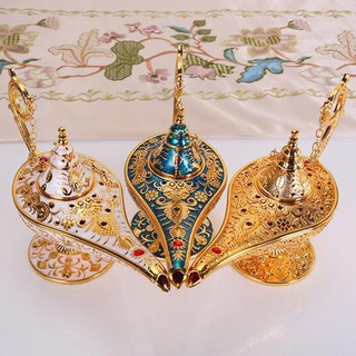 Mô Hình Đèn Thần Aladdin Kim Loại Trang Trí