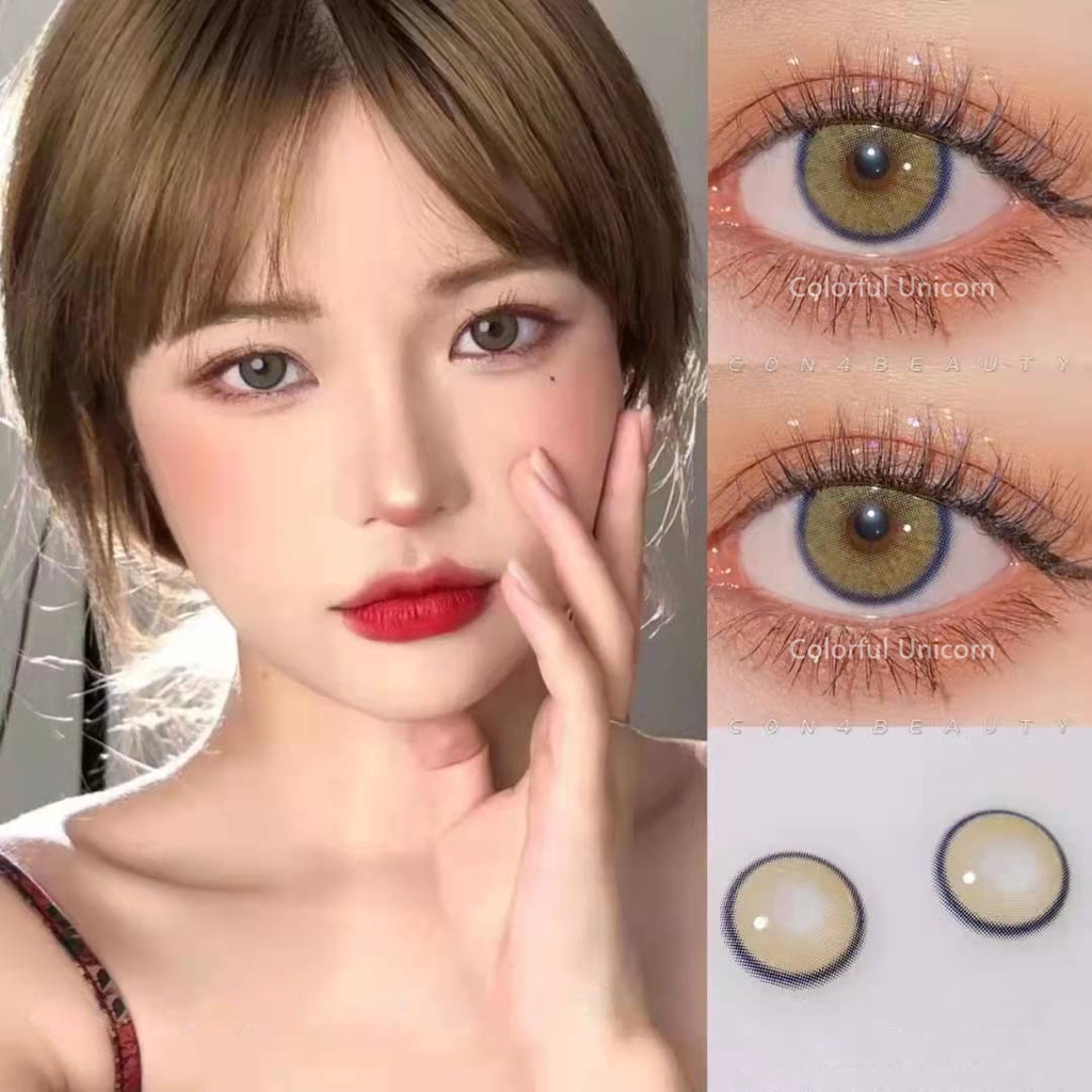 Kính áp tròng Colorhunter Dùng 1 Năm 14.0mm 0 - 8 Độ 1 cặp