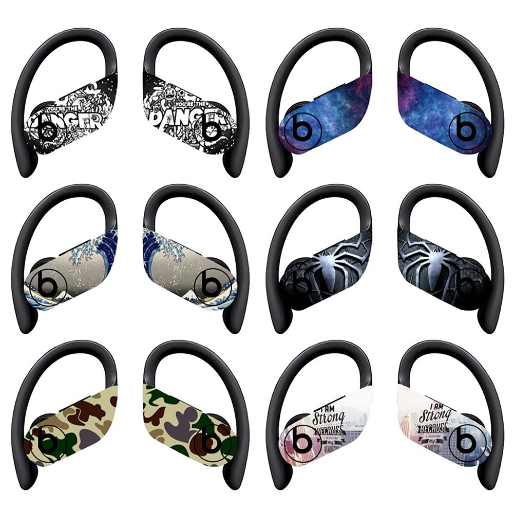 Miếng dán trang trí thời trang bảo vệ cho tai nghe Beats Powerbeats Pro