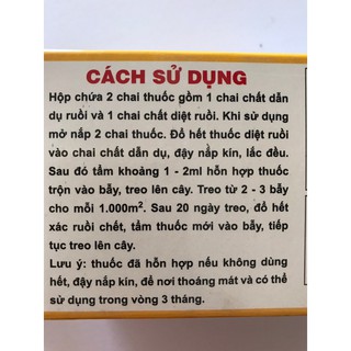Thuốc dẫn dụ ruồi đục trái VIZUBON D289