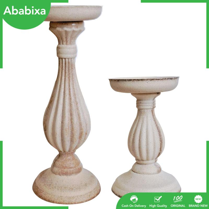 [Ababixa] Giá Đỡ Nến Bằng Gỗ Không Hoàn Thiện Sơn Màu