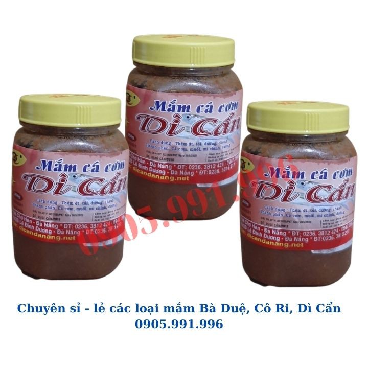 Mắm cá cơm HỦ NHỎ Dì Cẩn Đà Nẵng 250g