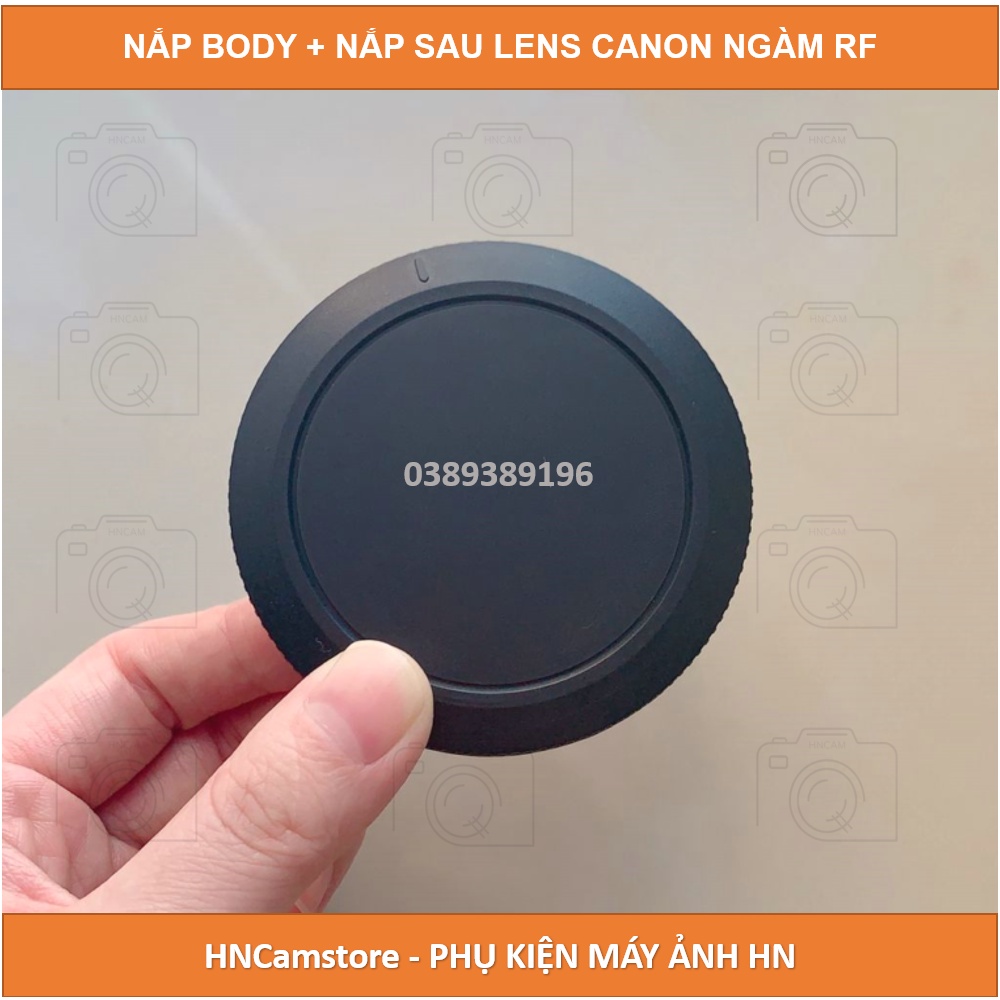 BỘ NẮP BODY VÀ NẮP SAU LENS DÙNG CHO MÁY ẢNH CANON MIRRORLESS RF