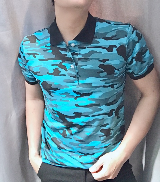 Áo thun polo rằn ri