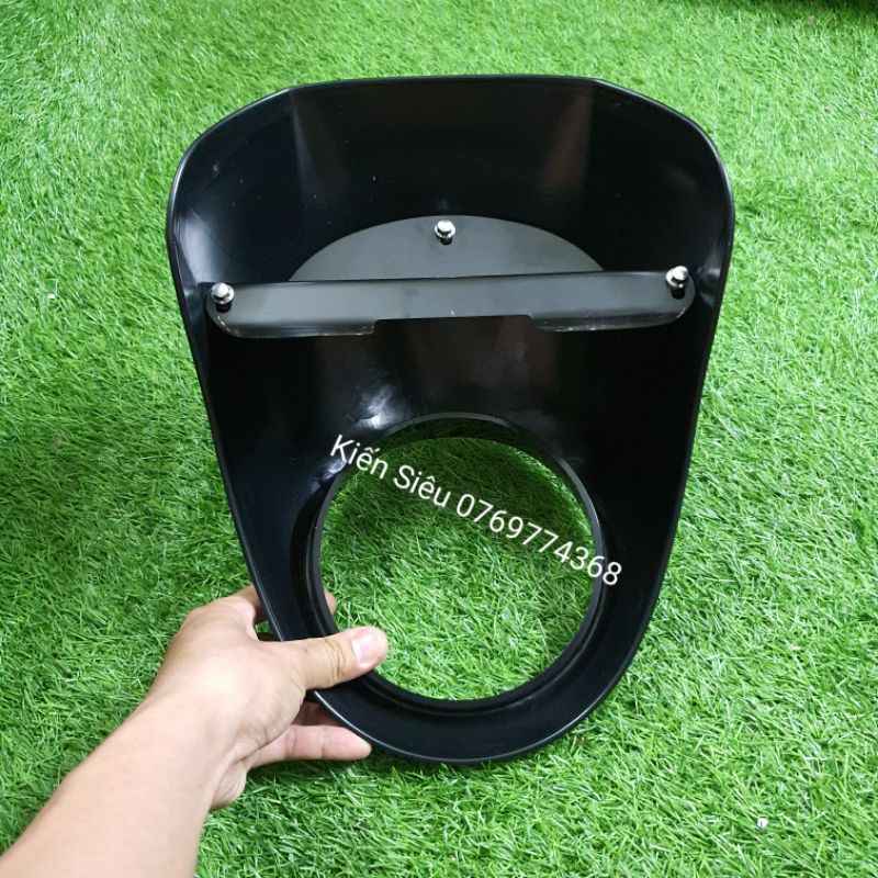 Kính chắn gió cafe racer classic phù hợp GD110, husky125, CG125, YB125, GN125