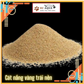 Cát nắng vàng trải nền bể cá, bể thủy sinh, bể biotop