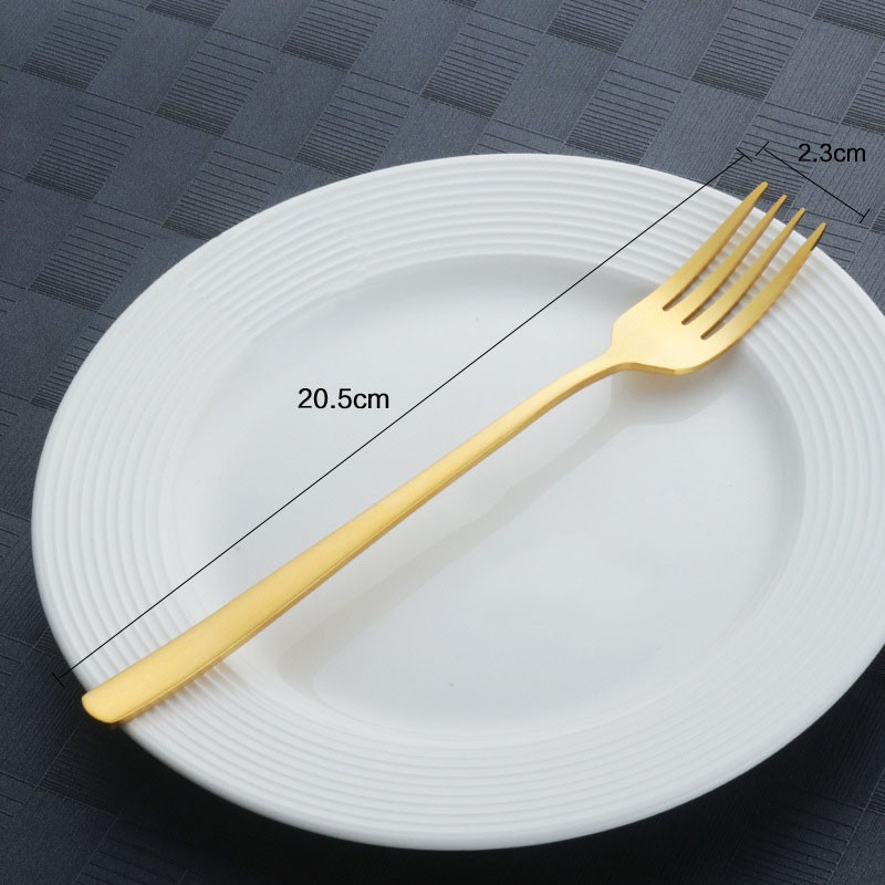 Nĩa ăn tráng miệng bằng thép không gỉ sang trọng