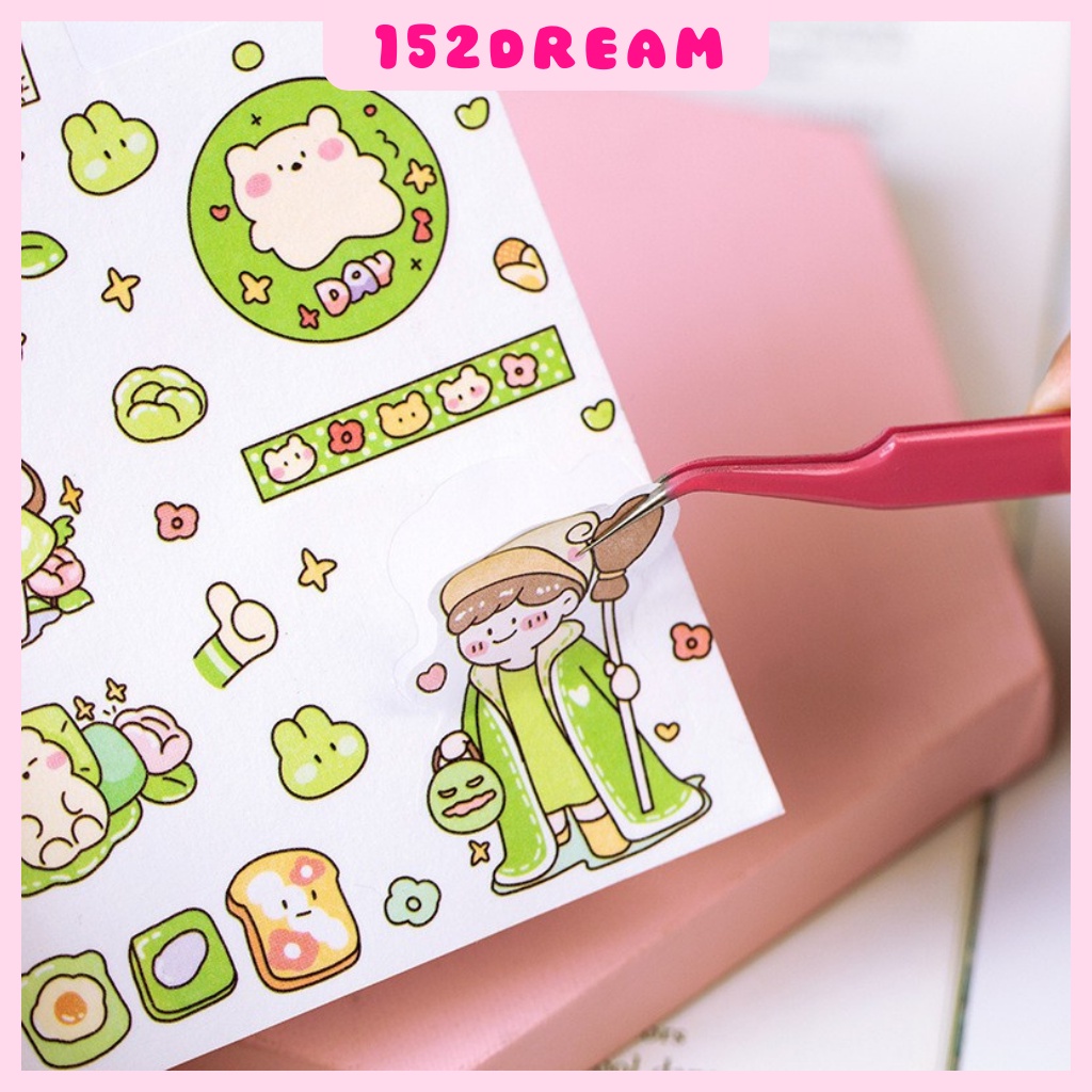 Nhíp gắp sticker hình dán washi hỗ trợ trang trí album sổ tay