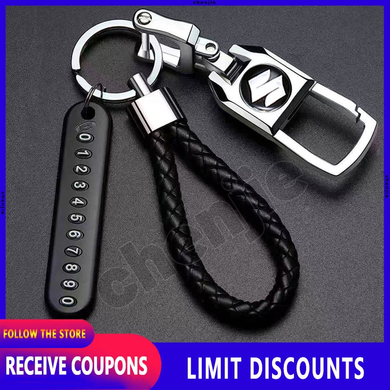 high quality stainless steel fashion car keychain motorcycle car key holder motorcycle accessories m