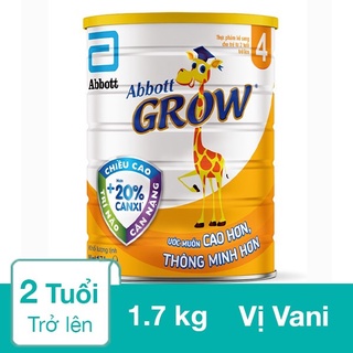 [HSD T9-2026] Sữa Bột Abbott Grow 4 1.7Kg.