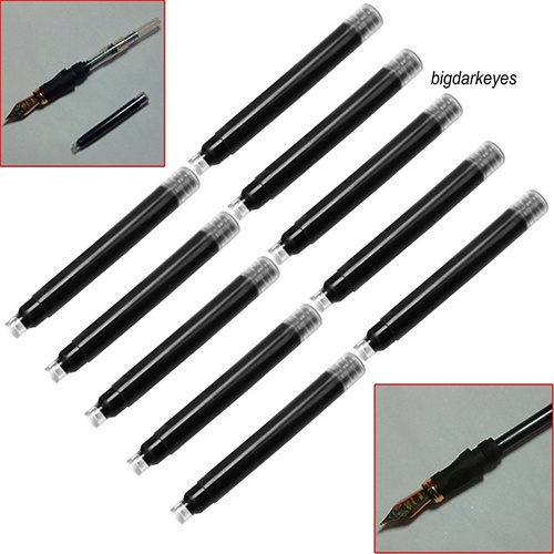 6 Ruột Bút Máy Thay Thế Mực Xanh/Đen