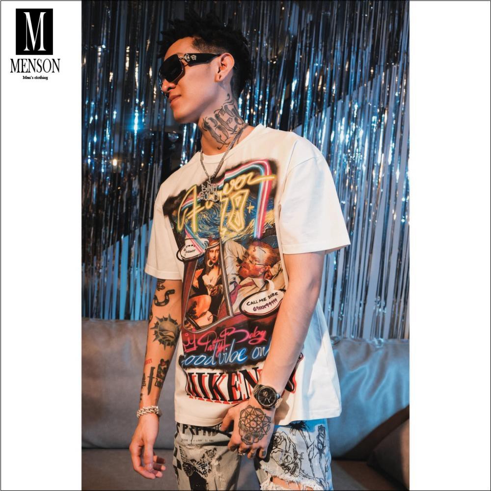 Áo T-Shirt unisex in hình 3D đẹp Vangogh AR TECHNOLOGY - Áo thun nam hàng hiệu cao cấp chất mát mùa hè Menson M 2007 | BigBuy360 - bigbuy360.vn
