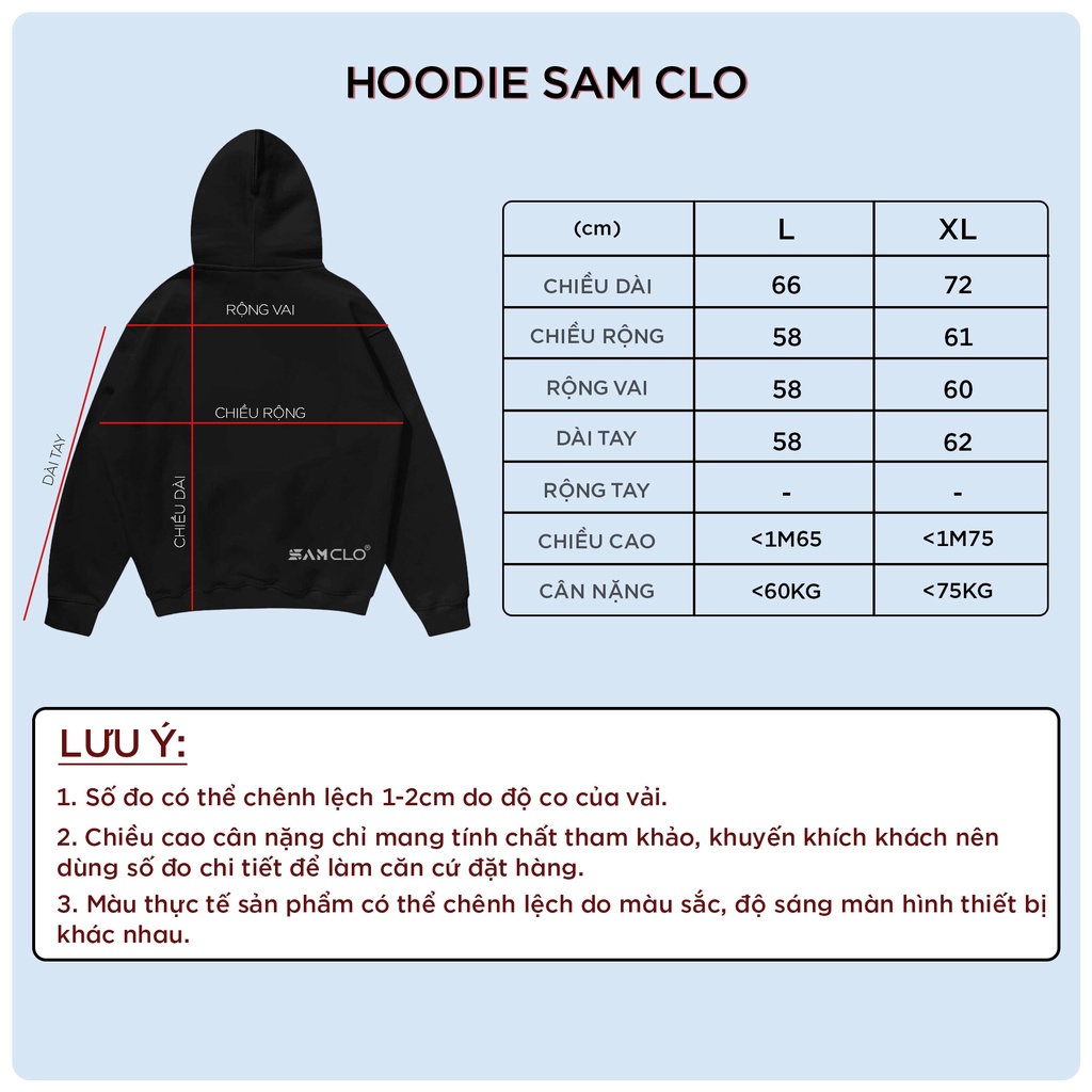 Áo khoác nỉ có mũ 2 lớp SAM CLO - HOODIE chui form rộng nam nữ unisex mặc cặp - couple in chữ UNFLUID | BigBuy360 - bigbuy360.vn